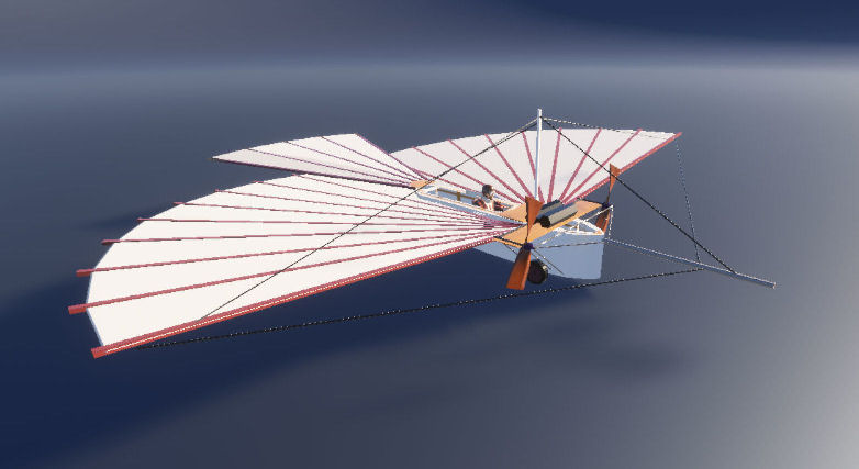 Gustave Whitehead-Flyer von 1903 fuer MSFS2024 